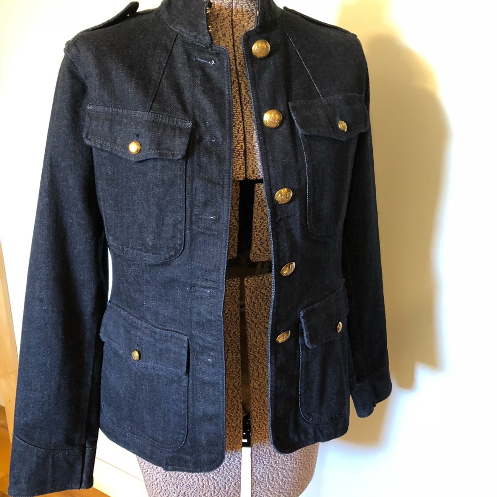 Ralph Lauren P/M Dark Denim Military Jacket